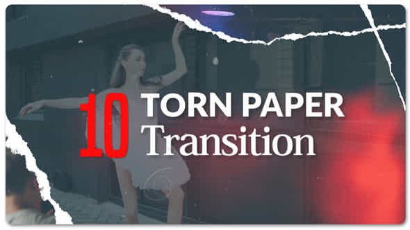 Torn Paper Transitions - VideoHive 53934484