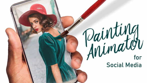 Painting Animator for Social Media - VideoHive 29447420