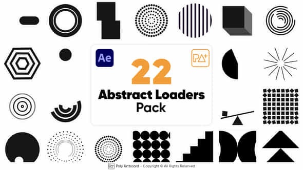Abstract Loaders Pack - VideoHive 48676482