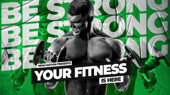 Powerful Bodybuilding Fitness Blog Intro - VideoHive 33791993