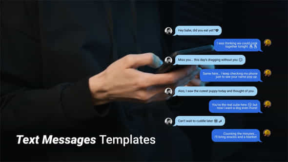 Text Messages Kit - VideoHive 58464118