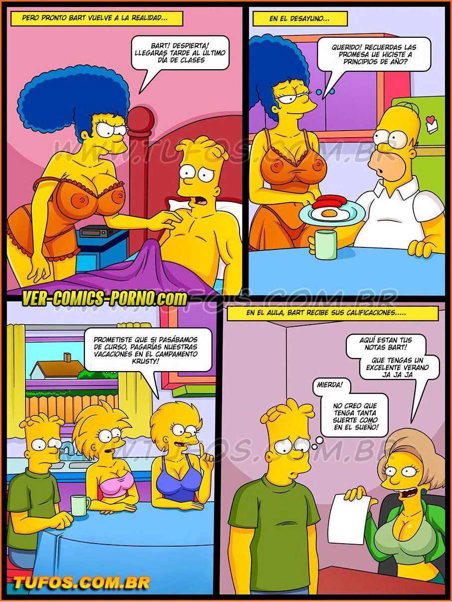 Vacaciones En El Campamento Krusty (spanish) Los Simpsons [Ver-Comics-Porno.com]