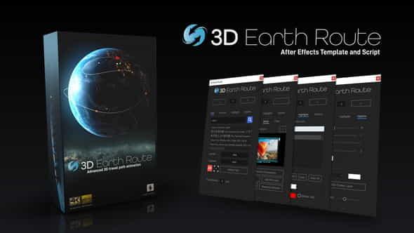 3D Earth Route - VideoHive 35521921