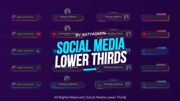 Social Media Lower - VideoHive 37411989