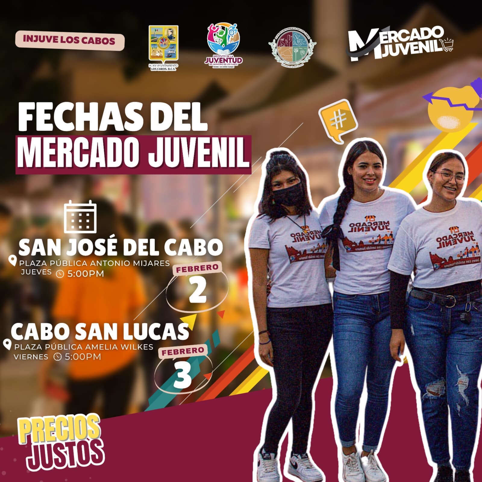 Injuve Los Cabos Invita A La Ciudadan A A Visitar El Mercado Juvenil