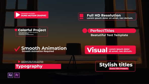 Typographic And Stylish Titles - VideoHive 27374031