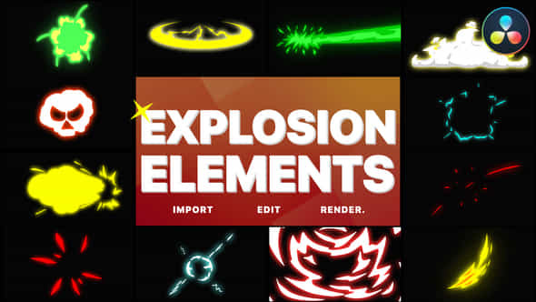 Explosion Elements - VideoHive 36334179