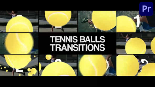 Tennis Balls Transitions For Premiere Pro - VideoHive 52371534