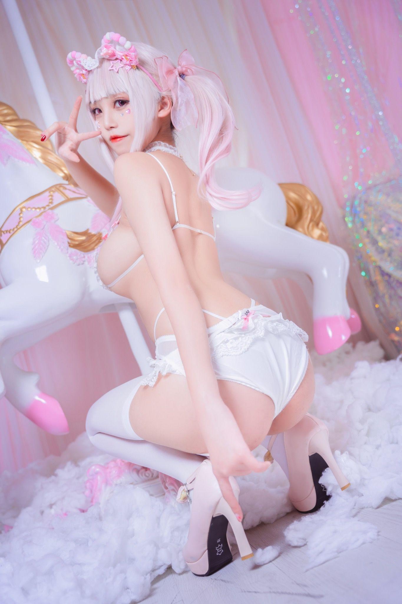 [Cosplay写真] 蜜汁猫裘 – 糖果假期