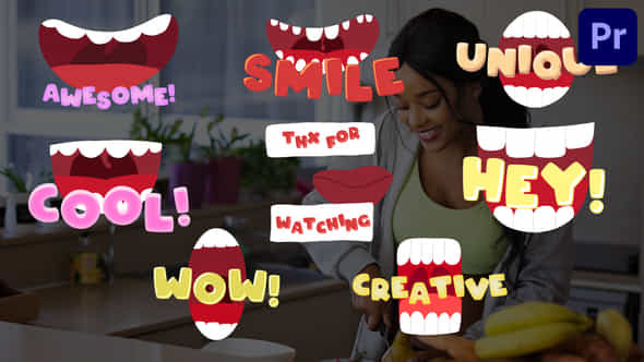 Mouth Titles - VideoHive 46581479