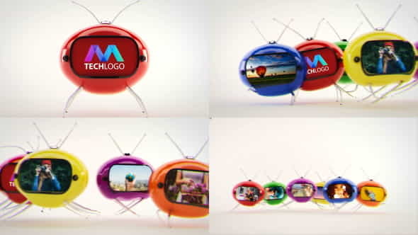 Funky TV Logo Reveal - VideoHive 31083403