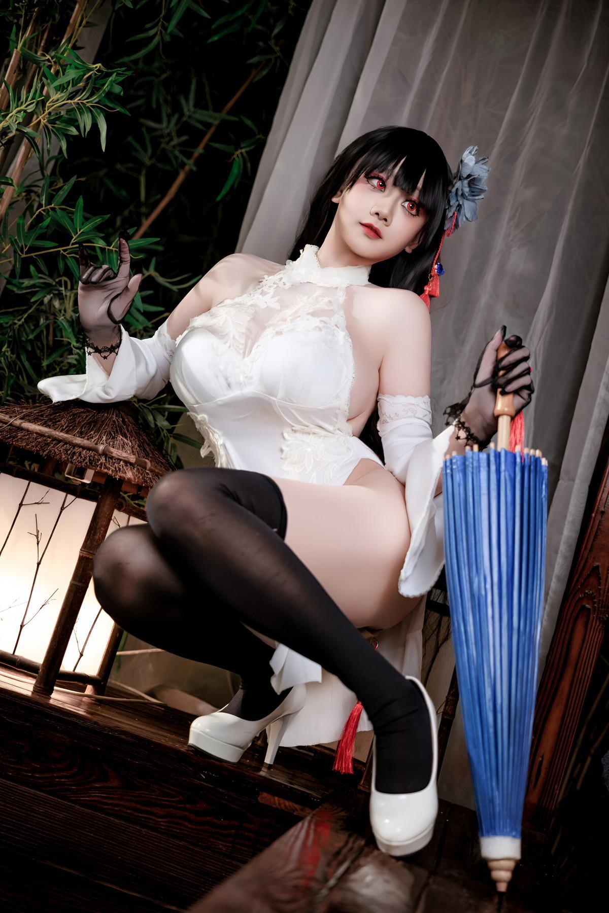 Cosplay 阿雪雪 – 碧蓝航线 逸仙 旗袍 Set.02(5)