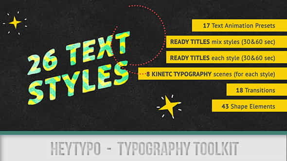 HeytypoTypography Toolkit - VideoHive 7588486