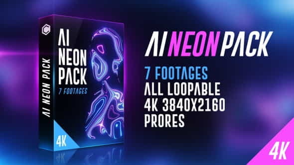 AI Neon Pack 4K - VideoHive 25498091