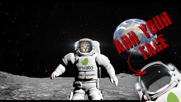 Astronaut On The Moon - VideoHive 17890577