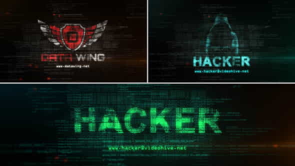 Hacker Logo Reveal - VideoHive 21697595