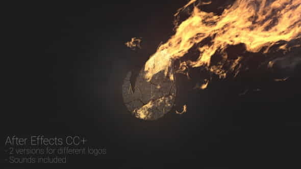 Logo at Fire - VideoHive 17931737