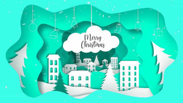 Merry Christmas Logo - VideoHive 42253798