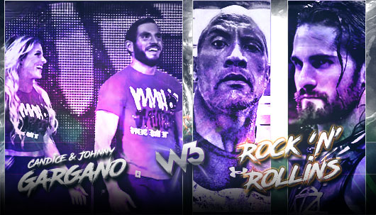 W3 Live #44 | Mr. & Mrs. Gargano vs. The Rock & Seth Rollins XBYmv3SS_o