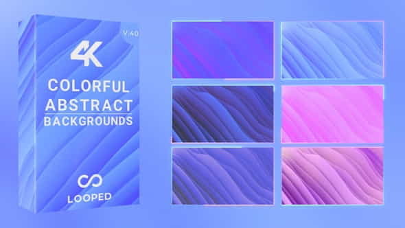 Wavy Movement Of Smooth Shapes - VideoHive 30417373