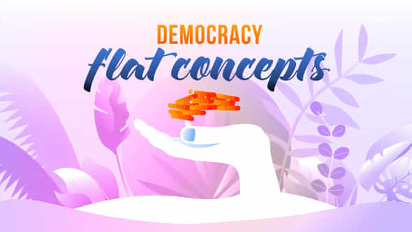 Democracy - Flat - VideoHive 27646484