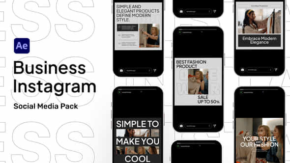 Business Instagram Stories - VideoHive 56877484