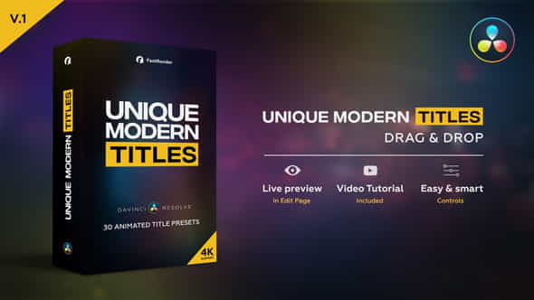 Unique Modern Titles - VideoHive 29935530