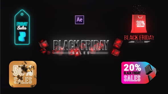 Black Friday Sales Titles - VideoHive 34759465