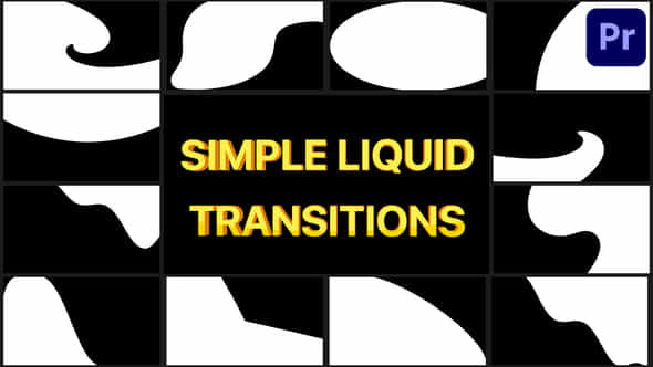 Simple Liquid Transitions - VideoHive 38663397