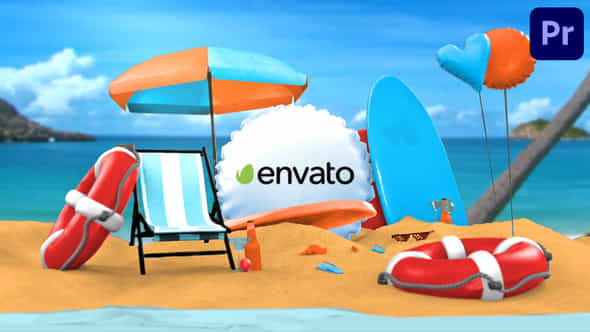 Summer 3D Logo - VideoHive 39169191