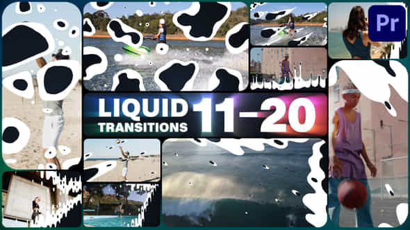 Liquid Transitions - VideoHive 47991964