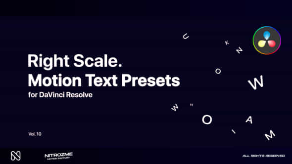 Right Scale Motion - VideoHive 47355640