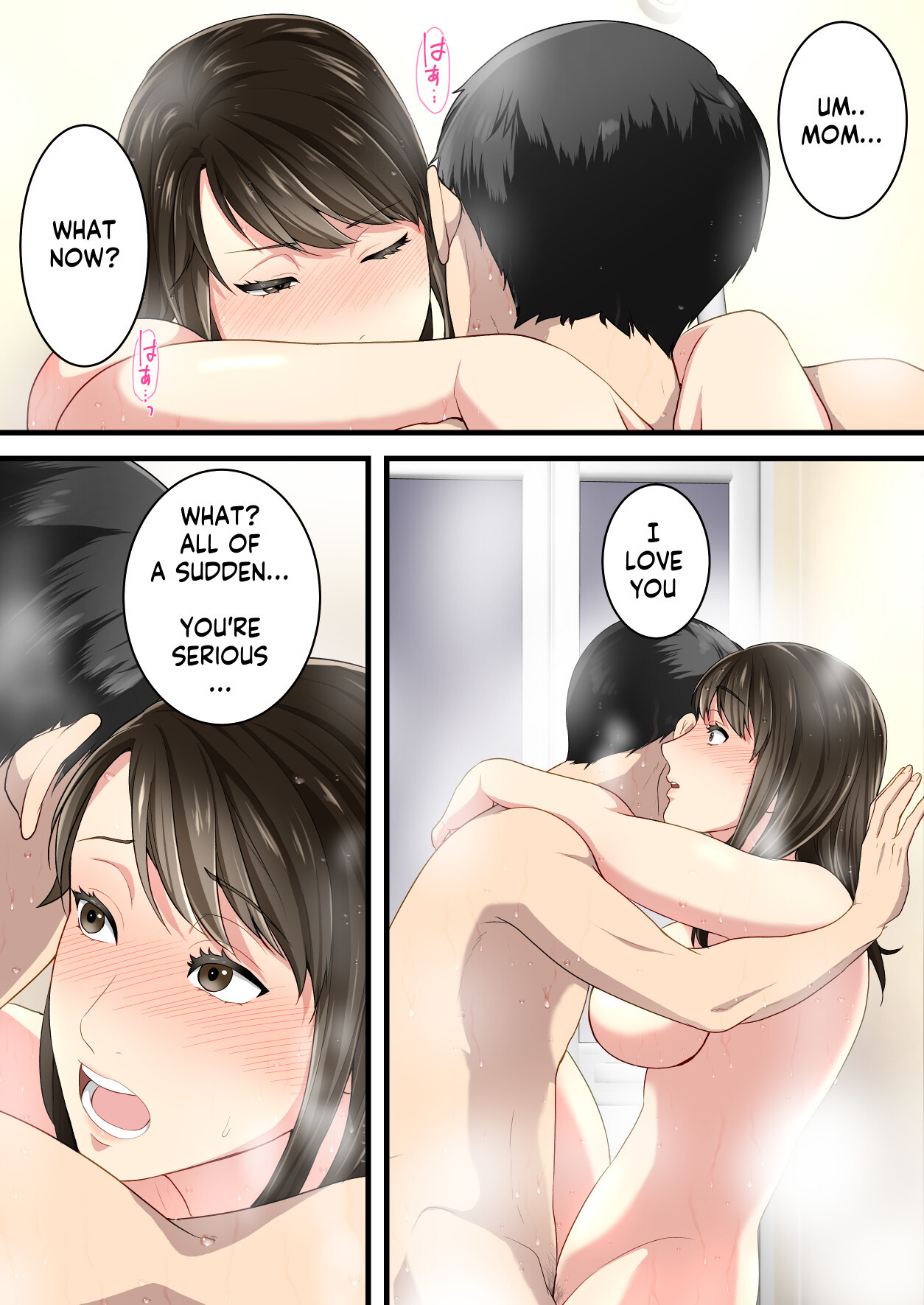 [Yuriko Club] Naka no Warukatta Haha to Musuko ga Amaama Couple ni Naru made  Arguing mother and son who became a loving couple [English] [