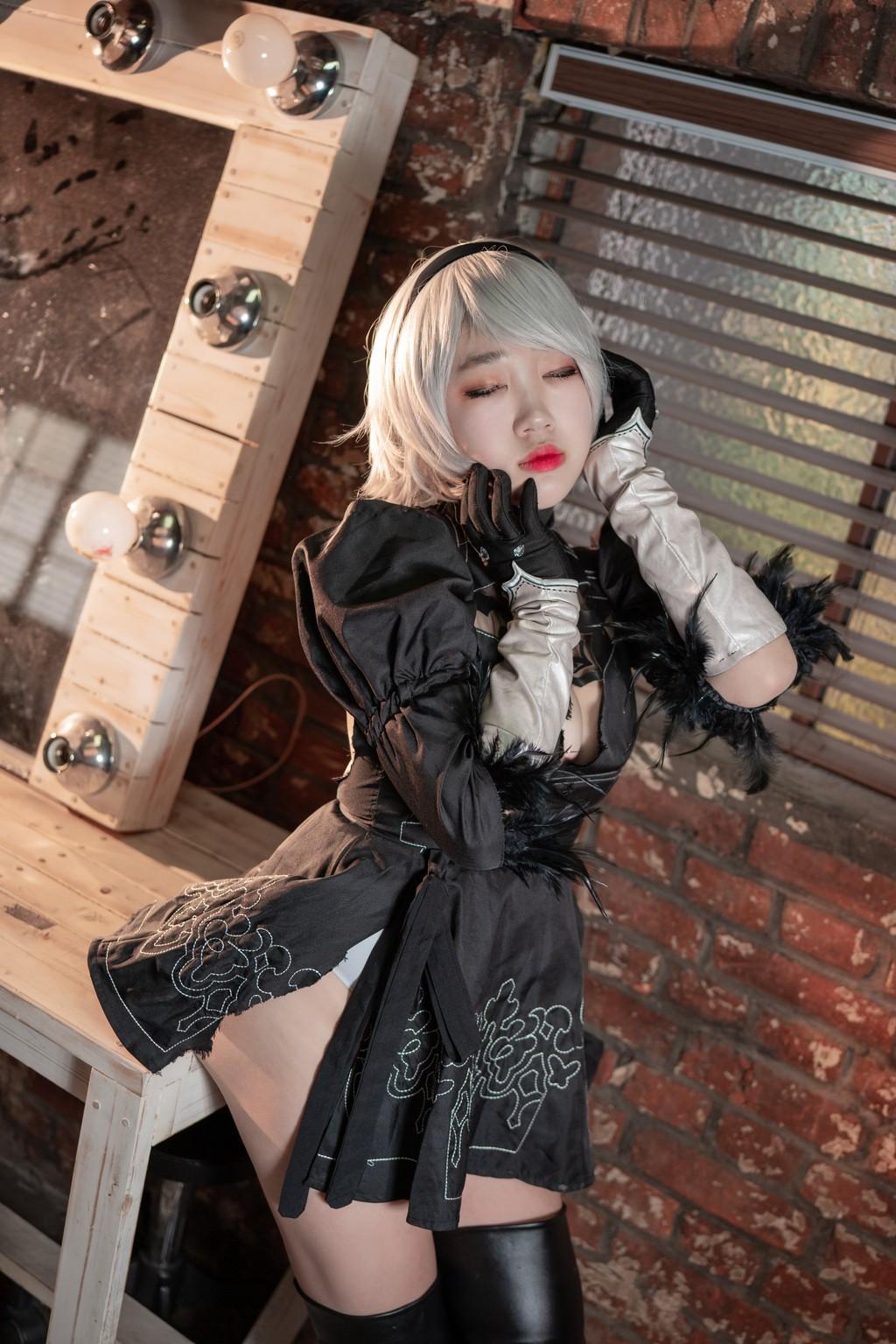 [CreamSoda] Baegle - Nier 2B (54 photos)(17)