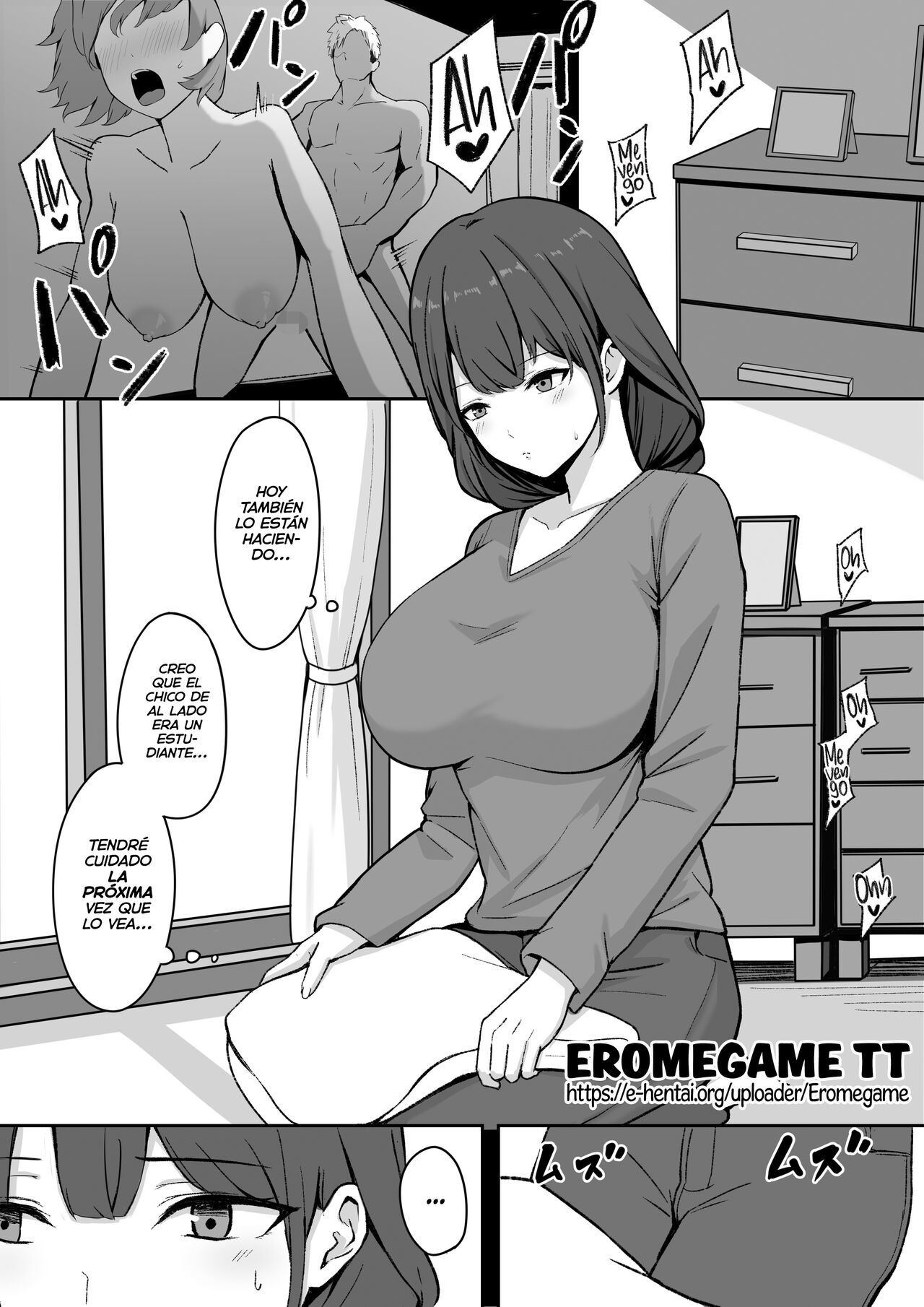 [Shirasudon] Seiso Hitozuma, Rinjin ni Netorareru ¦ Afanando a la Esposa Perfecta [Spanish] [EromegameTT y Gokiburi]