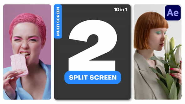 Multiscreen - 2 Split Screen - VideoHive 38135583