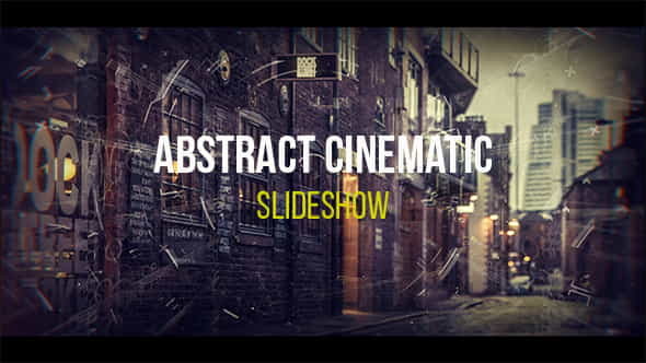 Abstract Cinematic Parallax Opener | - VideoHive 19318190