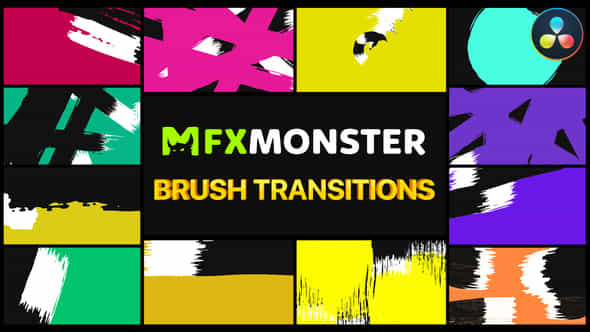 Brush Transitions - VideoHive 36783965