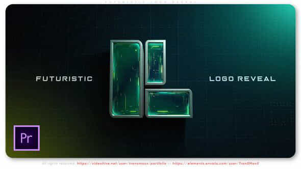 Futuristic Logo Reveal - VideoHive 52362063