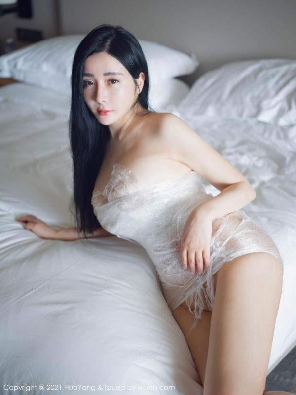 秀人网美女允尔薄膜缠身曲线毕露(18)