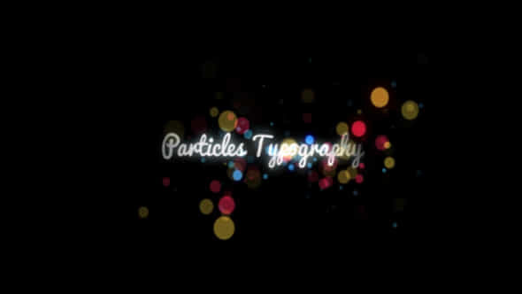 Particles Titles Package - VideoHive 21393293