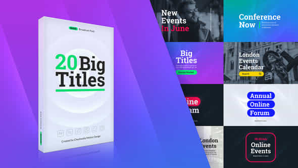 Wave Big Titles - VideoHive 48318261