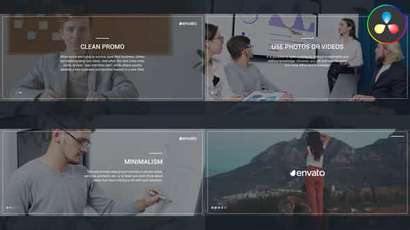 Clean Promo For Davinci Resolve - VideoHive 50406099