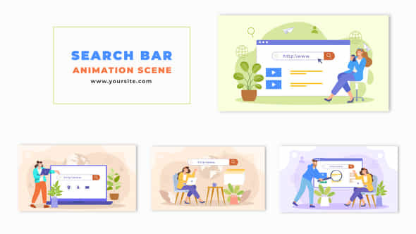 Web Search Bar - VideoHive 48571254