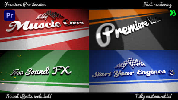 Start Your Engines - VideoHive 43285448