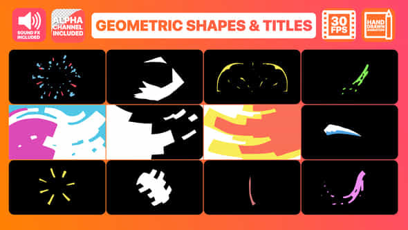 Geometric Shapes - VideoHive 23172515
