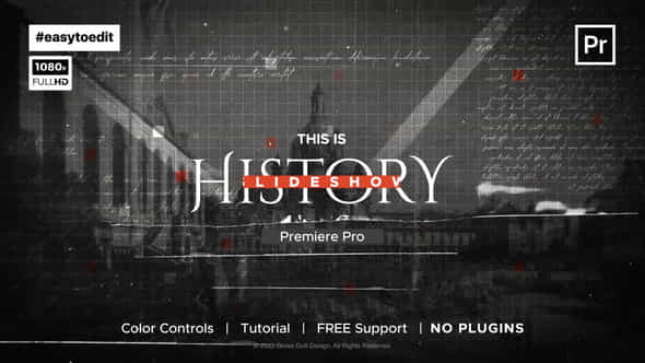 History Timeline Slideshow - VideoHive 44780347