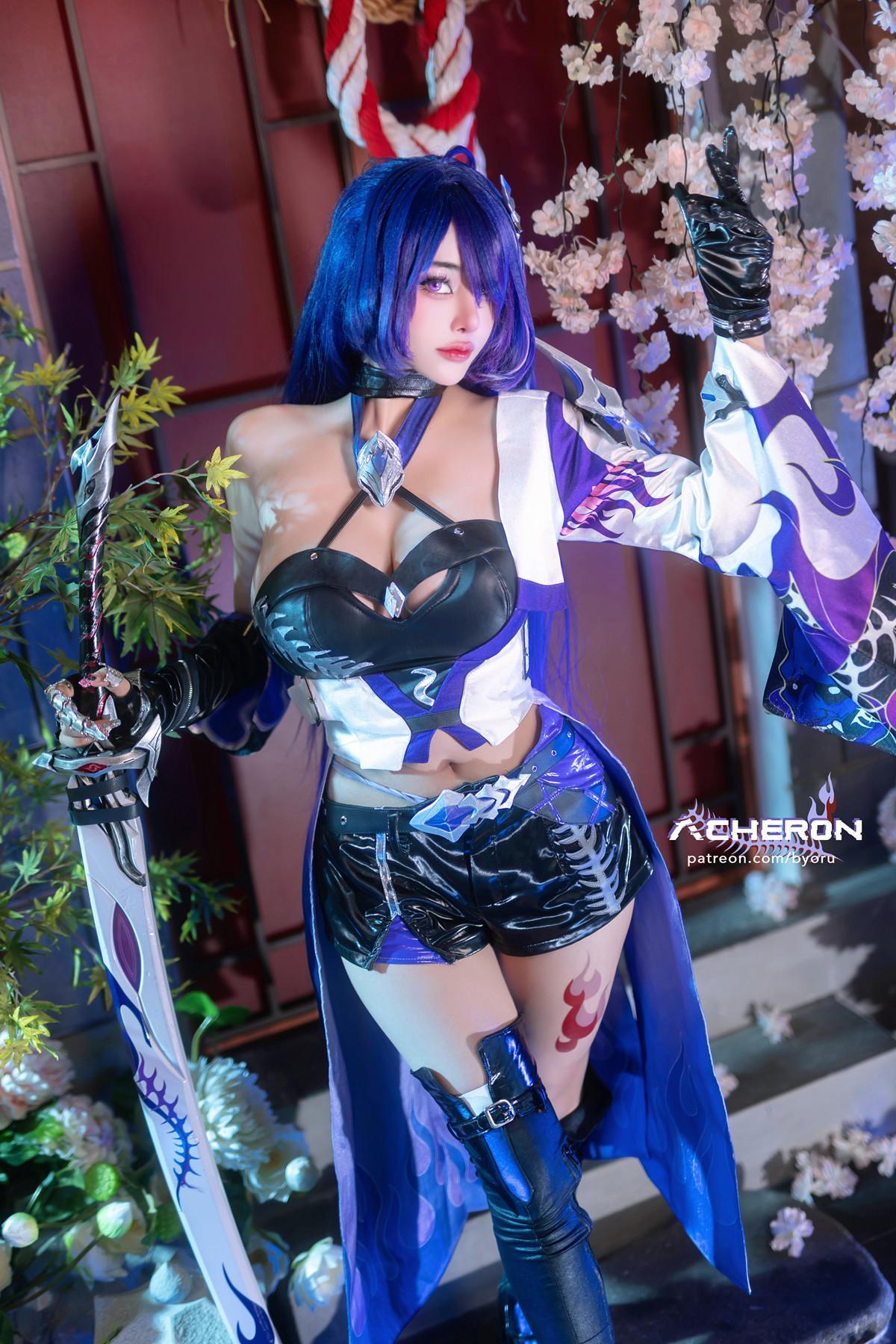 Cosplay 日本性感萝莉Byoru Acheron 黄泉（星铁）(3)