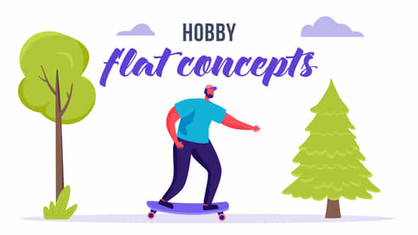 Hobby - Flat - VideoHive 33212622