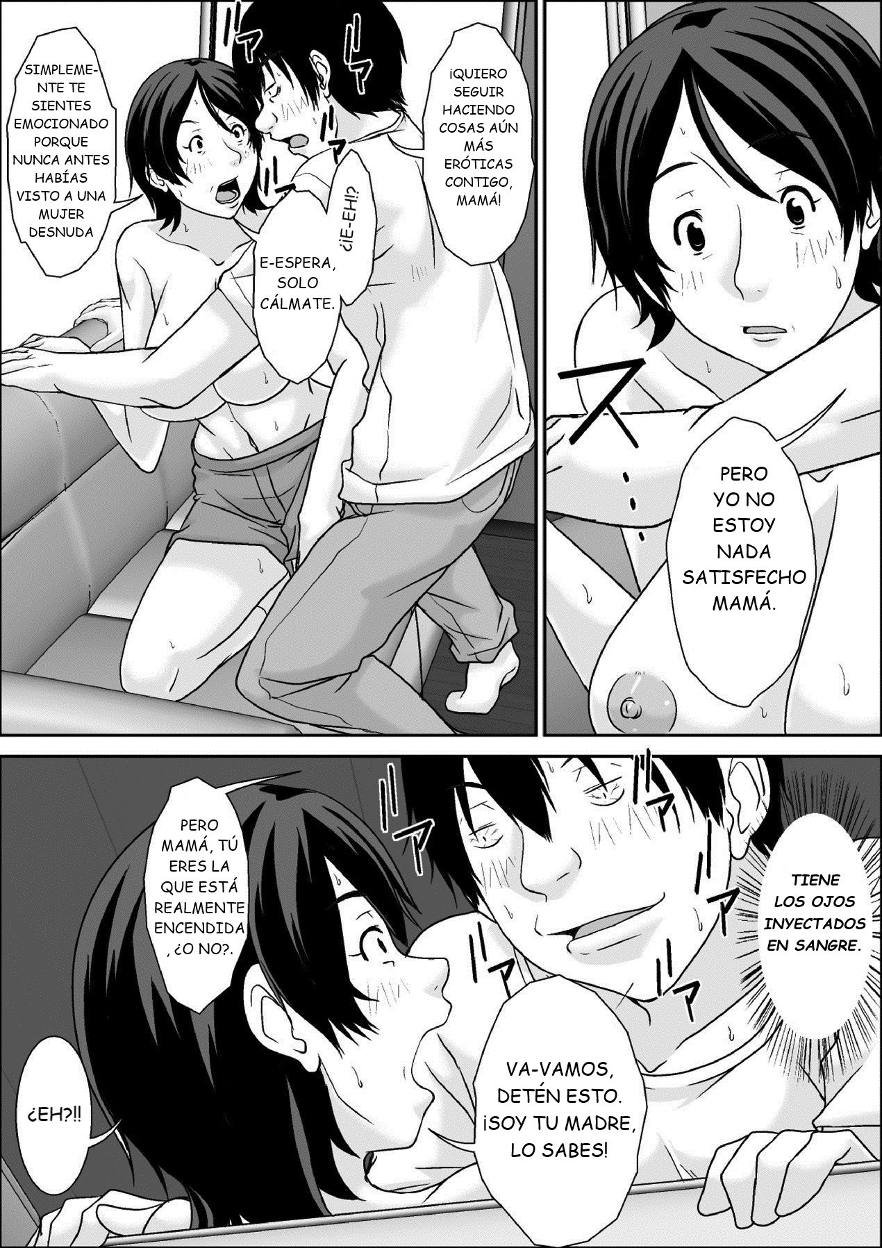 [Hoyoyodou] Kora! Anta Hahaoya o Kudoite Nani Shiyoutte Iu no!  ¡Oye! ¡¿Qué haces seduciendo a tu madre! [Spanish] [GB]
